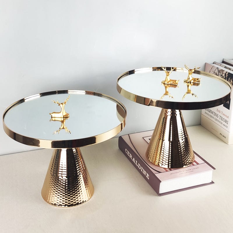 WeddingStory Shop Golden silver designer cake stand