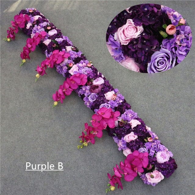 WeddingStory Shop Purple B / 2 M DIY wedding flower backdrop Arch