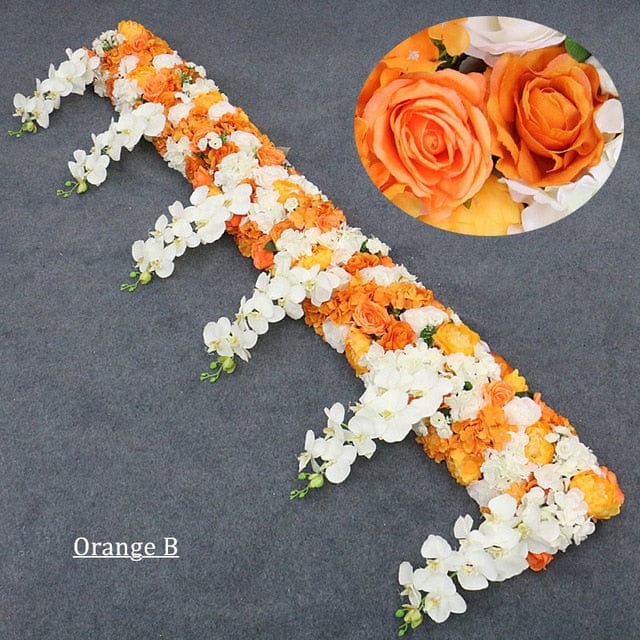 WeddingStory Shop Orange B / 1 M DIY wedding flower backdrop Arch