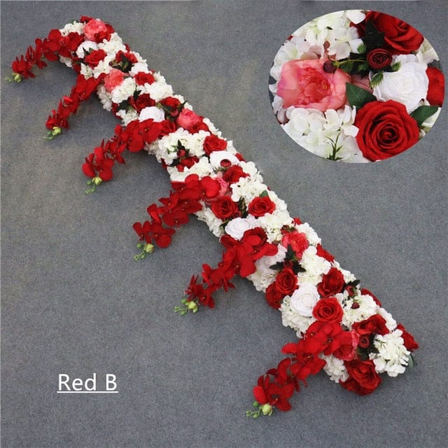 WeddingStory Shop Red B / 1 M DIY wedding flower backdrop Arch