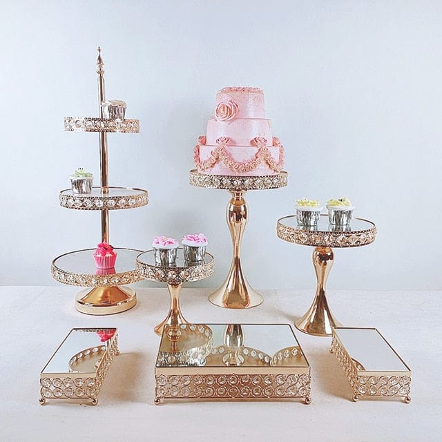 WeddingStory Shop European Beautiful Tray Display Decoration Cake Stand set