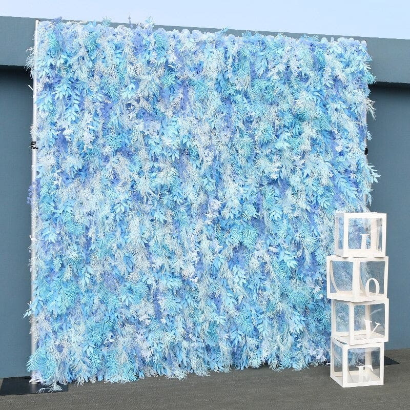WeddingStory Shop Baby blue flower wall backdrop