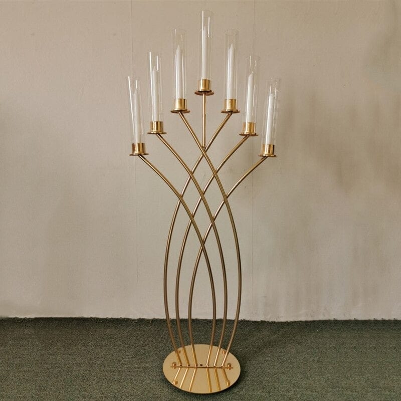 7 head candelabra 49 inch tall 5 pcs