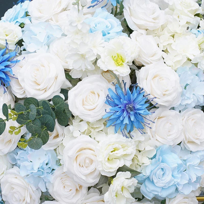 WeddingStory Shop 60x40cm table flower Blue Table Centerpiece  Flower Ball 60cm 3/4