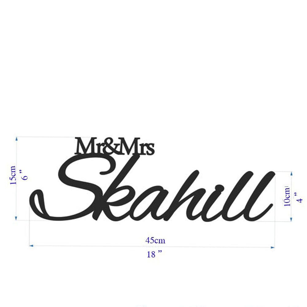 WeddingStory Shop Personalized wedding Mr & Mrs Sign