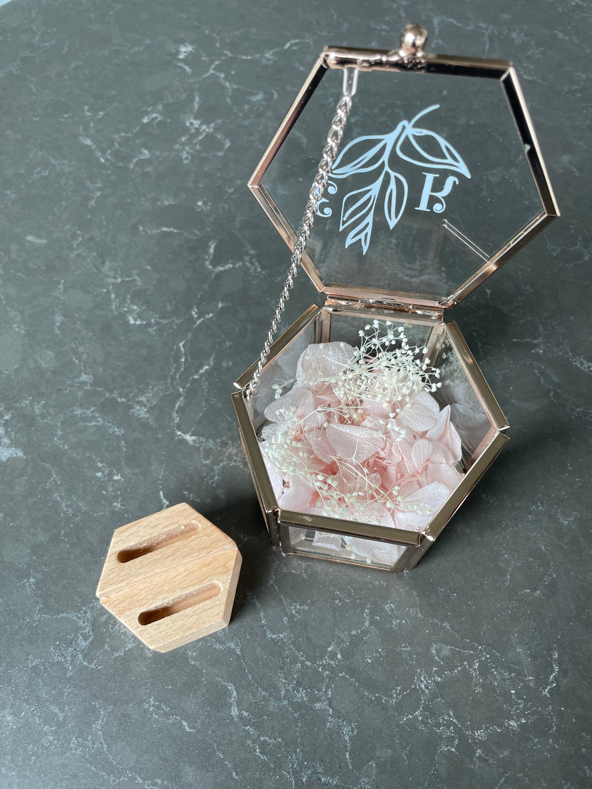 WeddingStory Shop Wedding Favors Custom Engraved Glass Wedding Ring Box