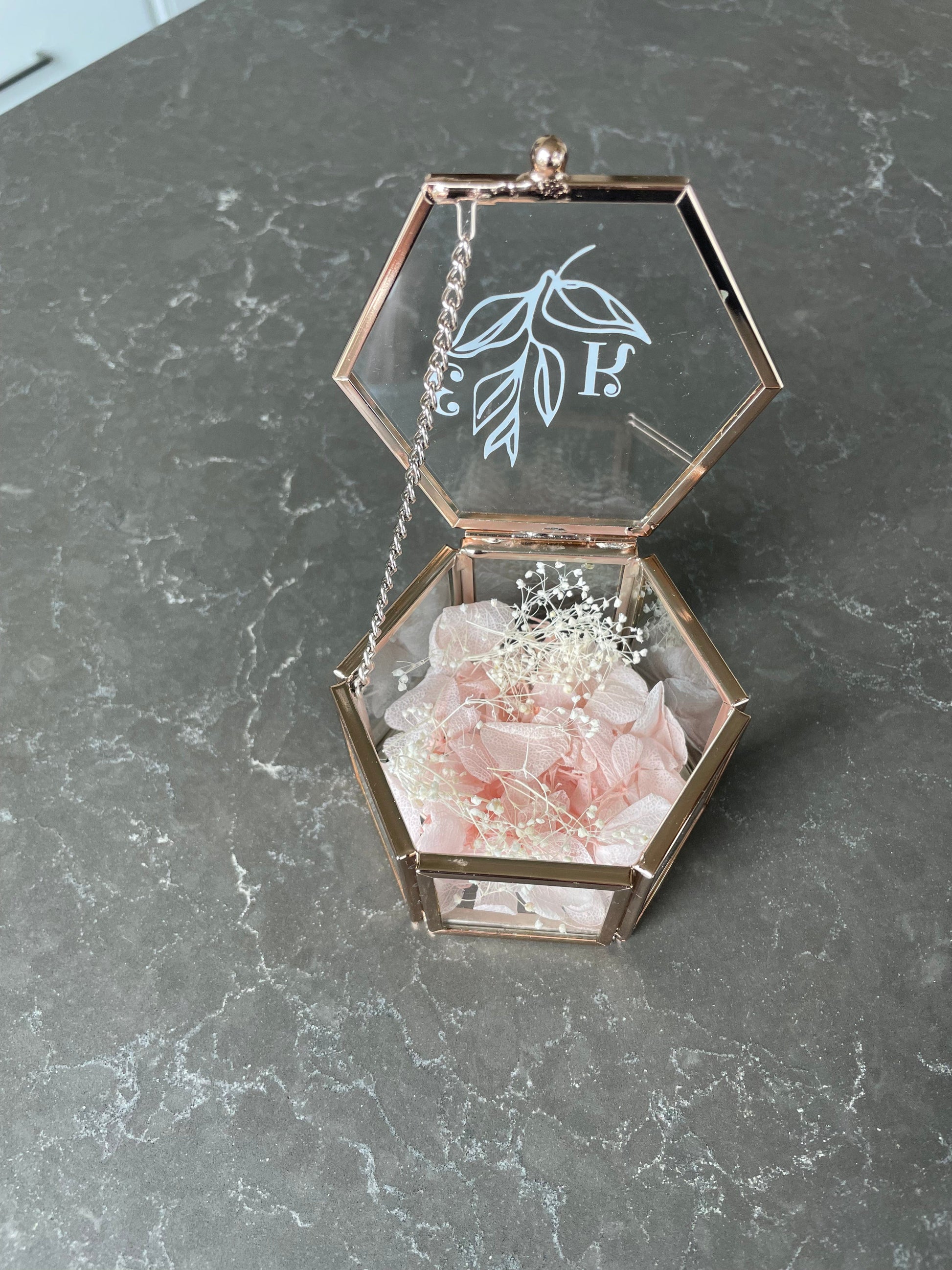 WeddingStory Shop Wedding Favors Custom Engraved Glass Wedding Ring Box
