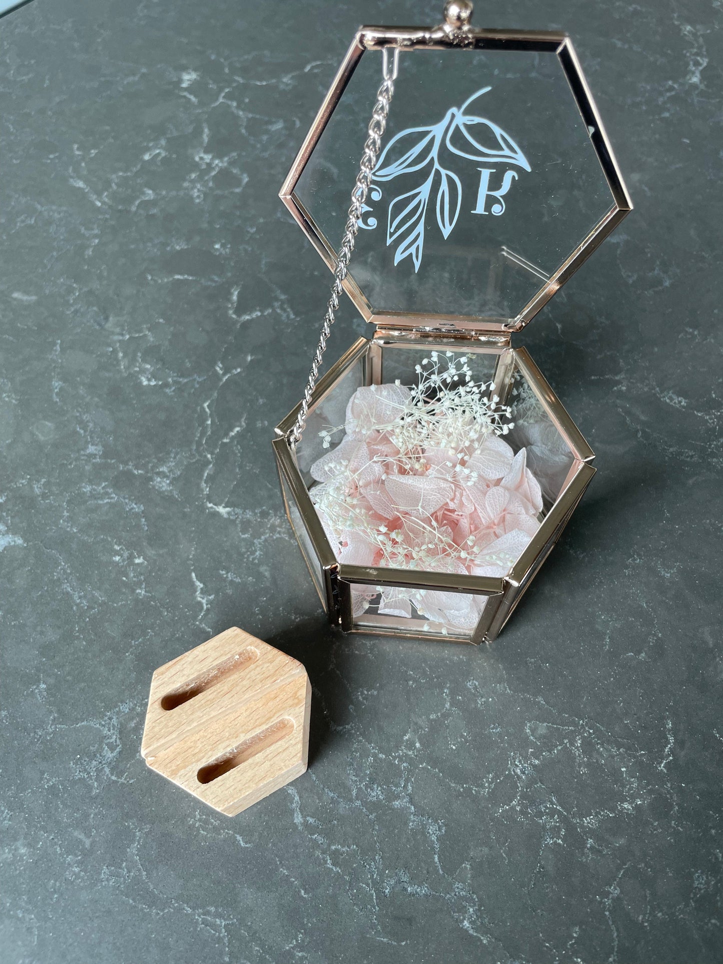 WeddingStory Shop Wedding Favors Custom Engraved Glass Wedding Ring Box