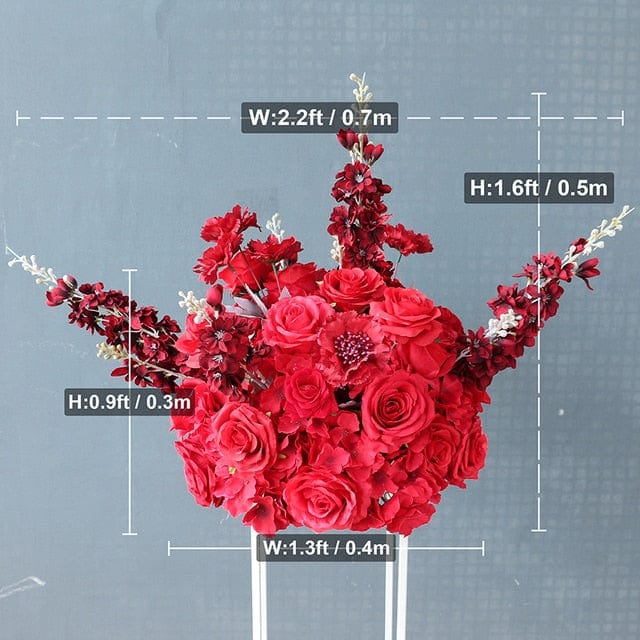 WeddingStory Shop Heart Shaped Flower Arrangement for Wedding/Party Background