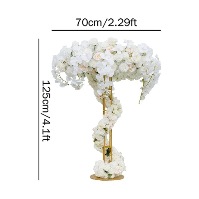 WeddingStory Shop Floral Arrangement Hovering cloud table centerpiece