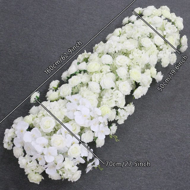 WeddingStory Shop Luxury White Orchid Hydrangea Pink Rose Floral Arrangement