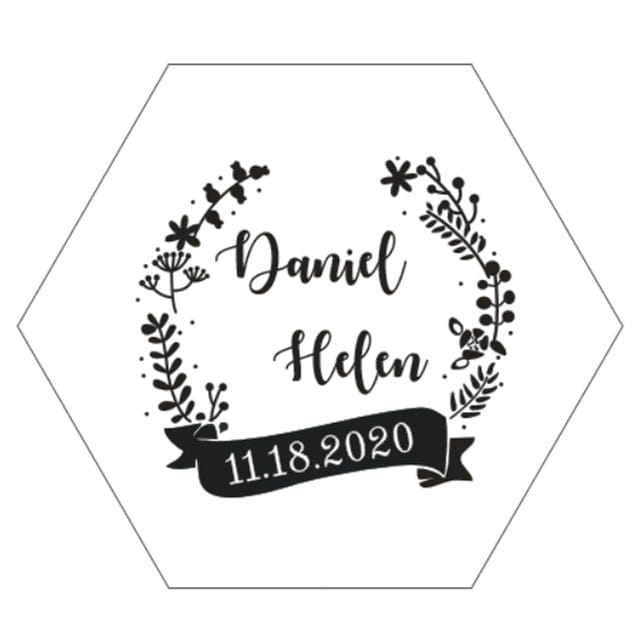 WeddingStory Shop Personalized Transparent Acrylic ring box