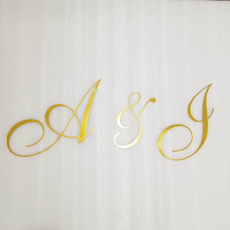 WeddingStory Shop PersonalizedName Sign Wedding Wall Decoration