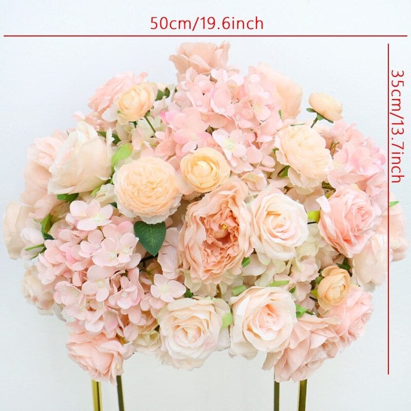 WeddingStory Shop Flowers 50 cm / 19.6 inch flower ball pink Floral decorations for the event