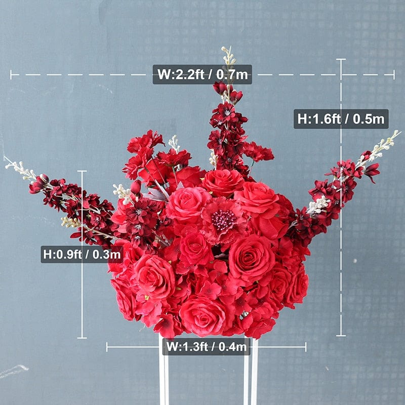 WeddingStory Shop flower ball Heart Shaped Flower Arrangement for Wedding/Party Background