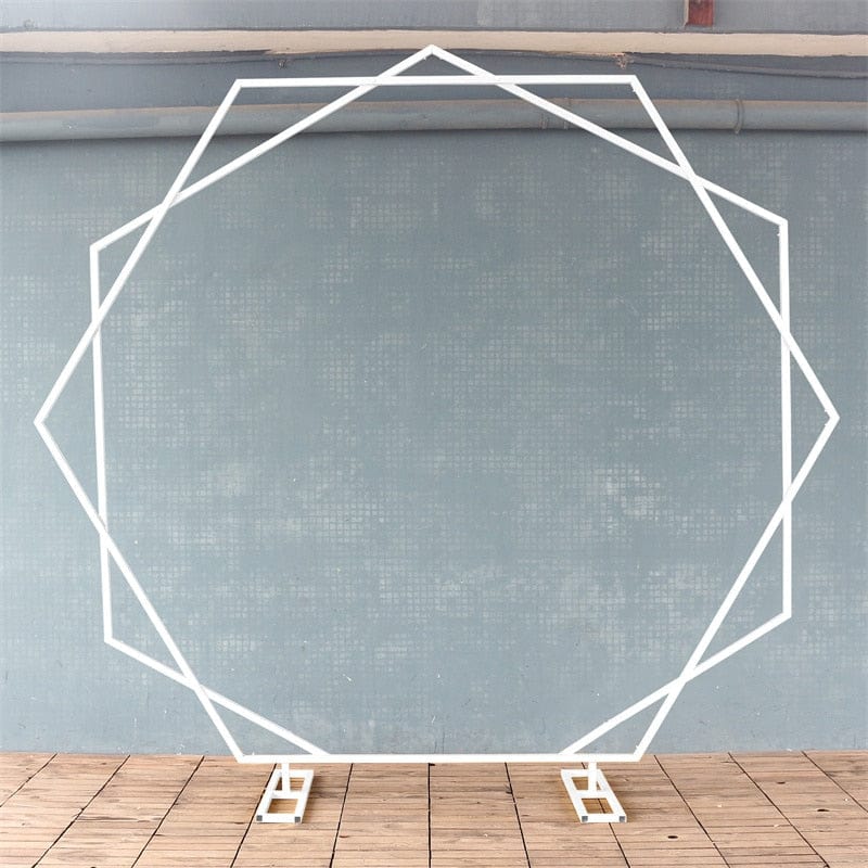 WeddingStory Shop 2.5mx2.8m / White Wedding Geometric Arch