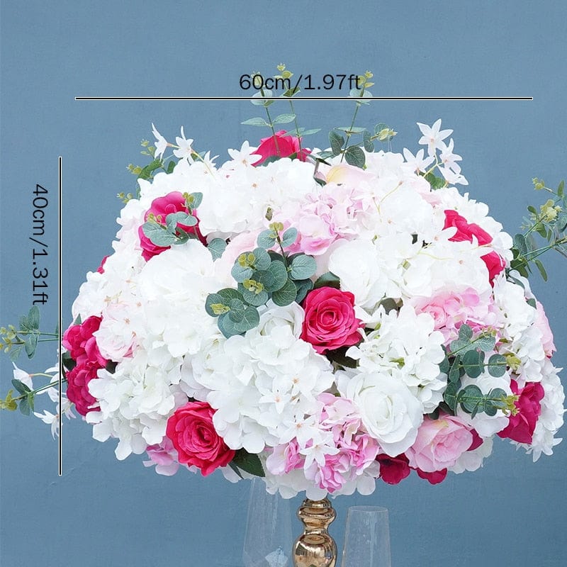 WeddingStory Shop 60x40cm table flower Wedding Backdrop Floral Arrangement