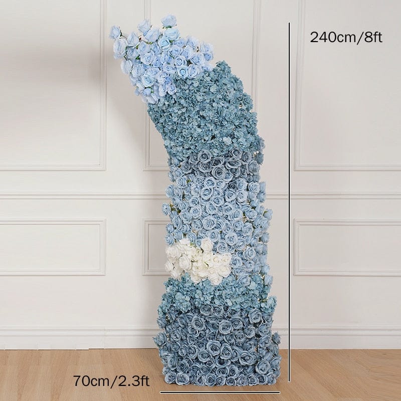 WeddingStory Shop Ready Arch and flower Decoration White and Blue