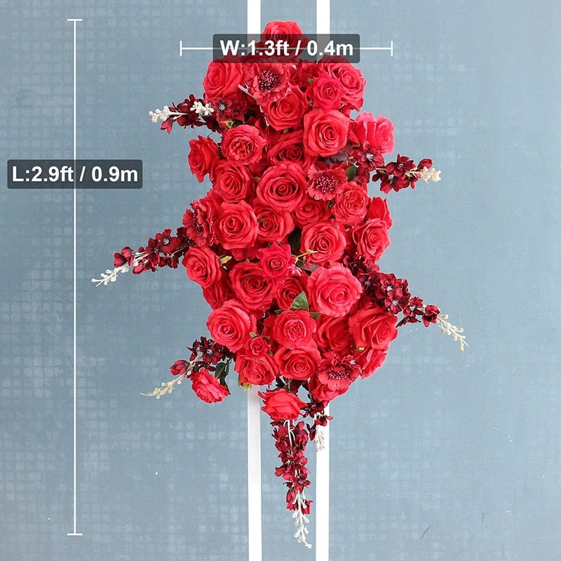 WeddingStory Shop flower row Heart Shaped Flower Arrangement for Wedding/Party Background