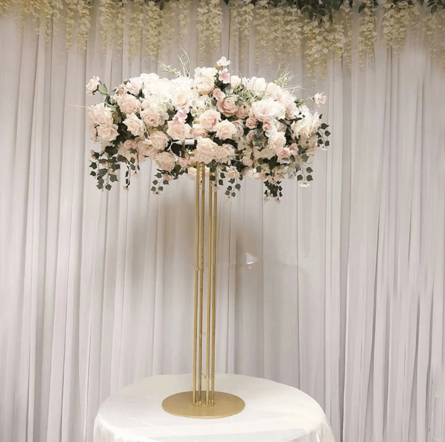 WeddingStory Shop Elegant crystal flower stand wedding crystal table centerpiece 5 FT