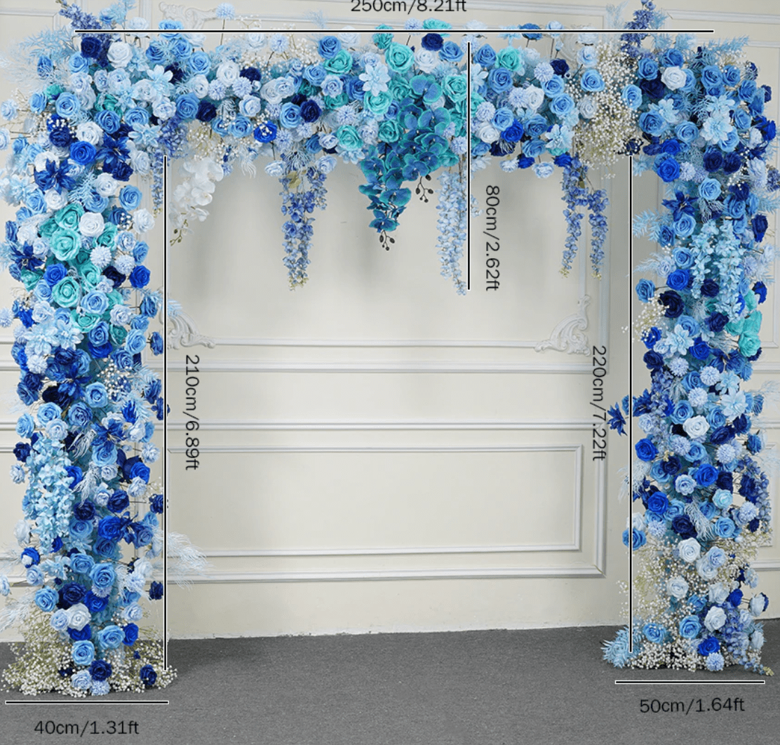 WeddingStory Shop Baby breath blue Wedding Backdrop flowers