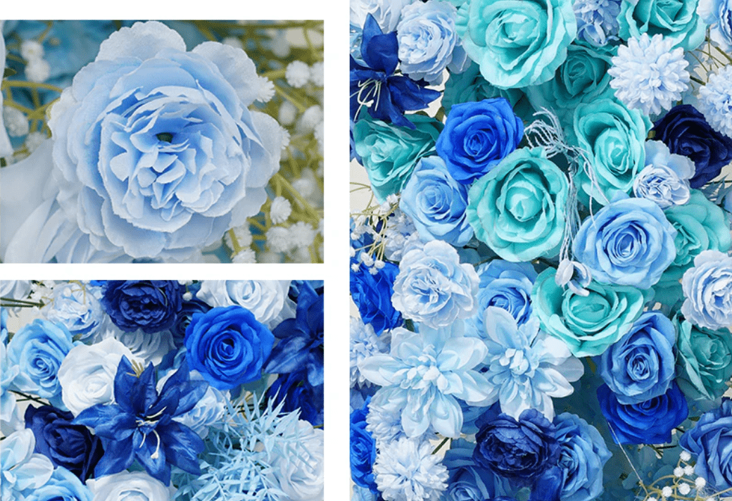 WeddingStory Shop Baby breath blue Wedding Backdrop flowers