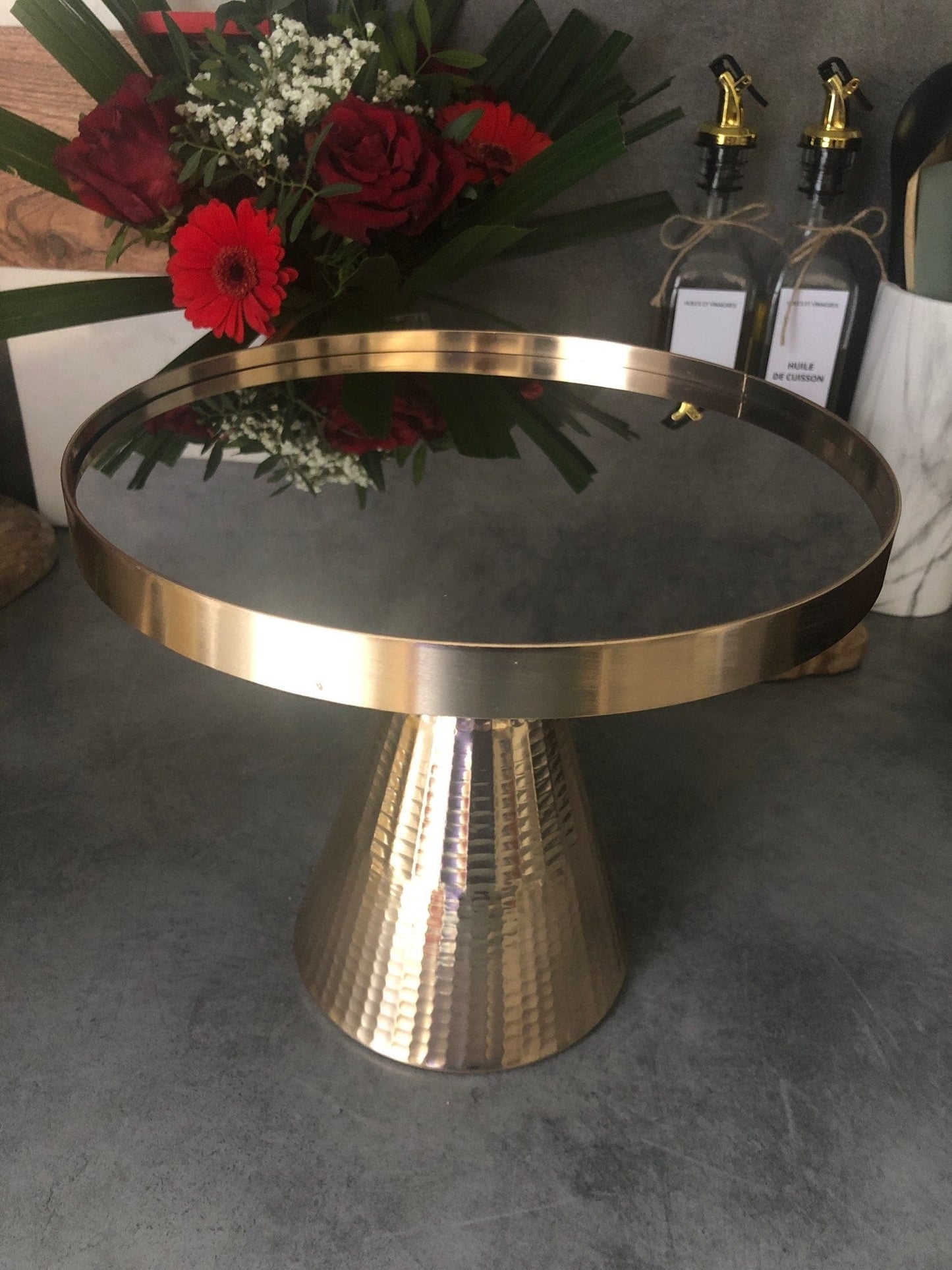 WeddingStory Shop Golden silver designer cake stand