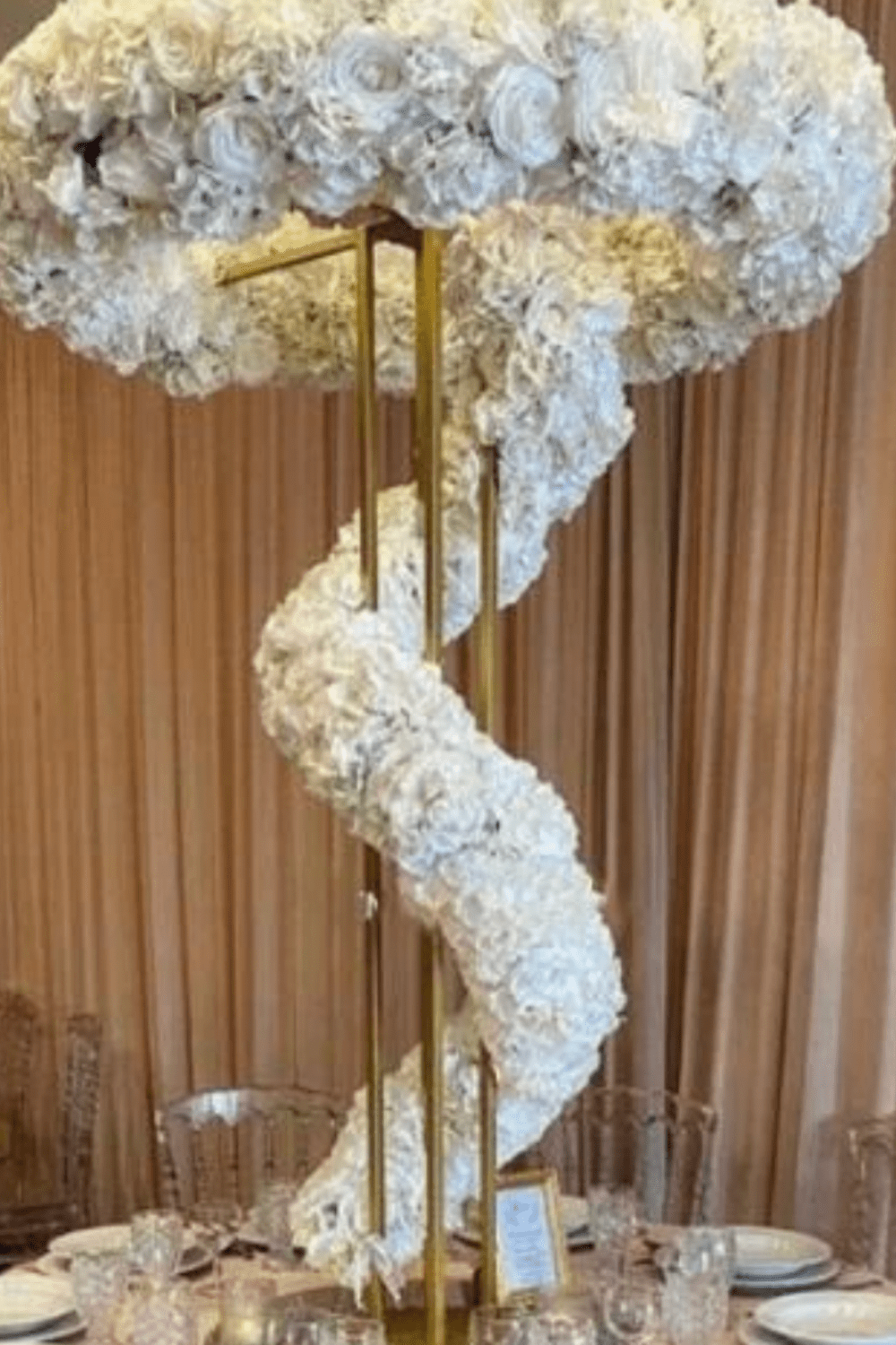 Elegant crystal flower stand wedding crystal table centerpiece 5 FT