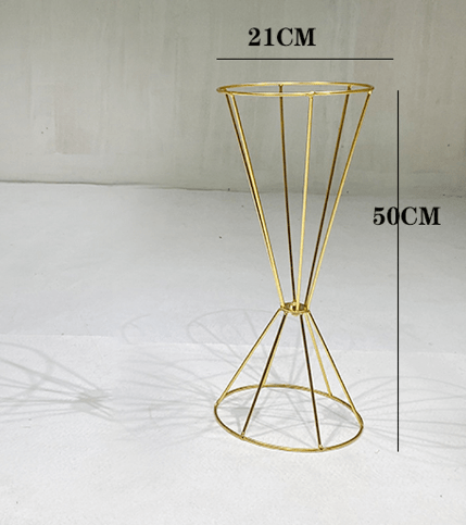 WeddingStory Shop Wedding Ceremony Supplies golden / 50 CM Height Flower Stand