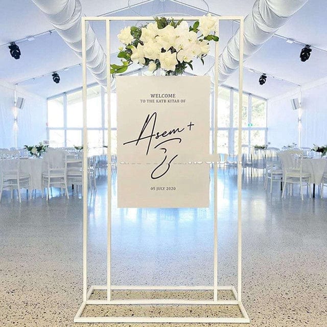 WeddingStory Shop White Wedding Arch