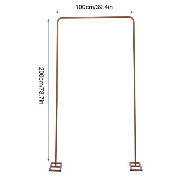 WeddingStory Shop High 2M Wide 1M / B Gold DIY PARTY ARCH