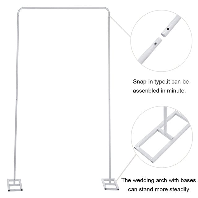 WeddingStory Shop High 1.8M Wide 0.8M / B White DIY PARTY ARCH