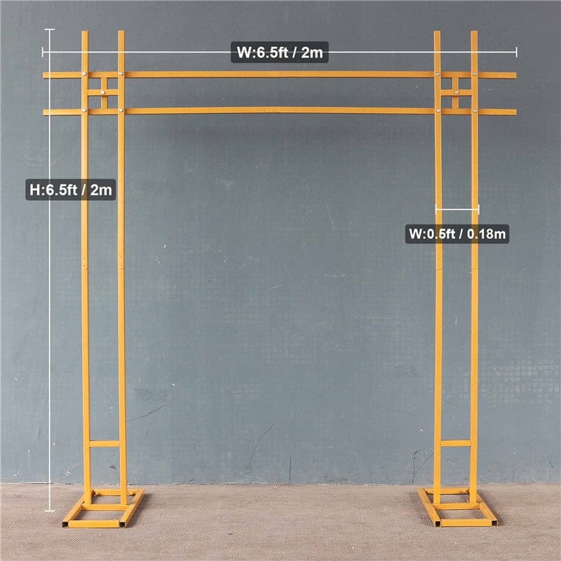 WeddingStory Shop Metal double pole Wedding Arch