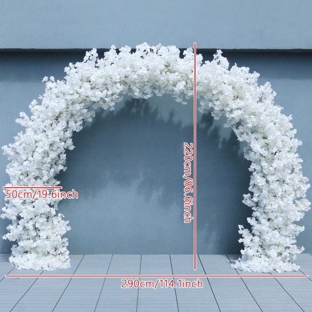 WeddingStory Shop Heart Moon Shape Arch collection with flowers