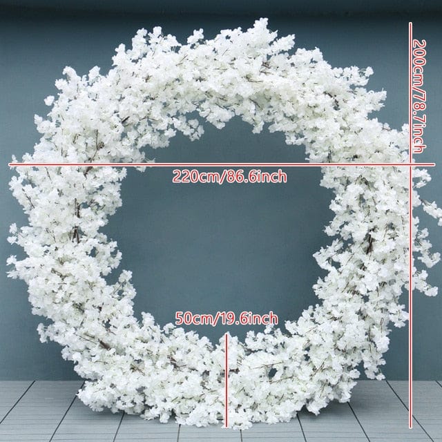 WeddingStory Shop Heart Moon Shape Arch collection with flowers