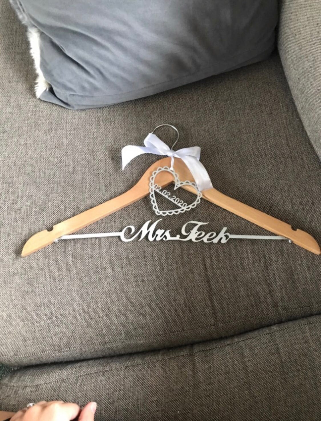 WeddingStoryShop Wedding dress Hanger | Wedding party gift ideas | Bridal party boxes