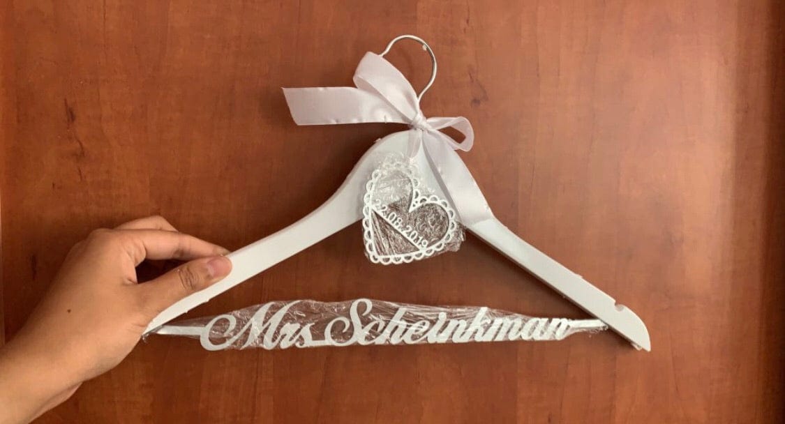 WeddingStoryShop Wedding dress Hanger | Wedding party gift ideas | Bridal party boxes