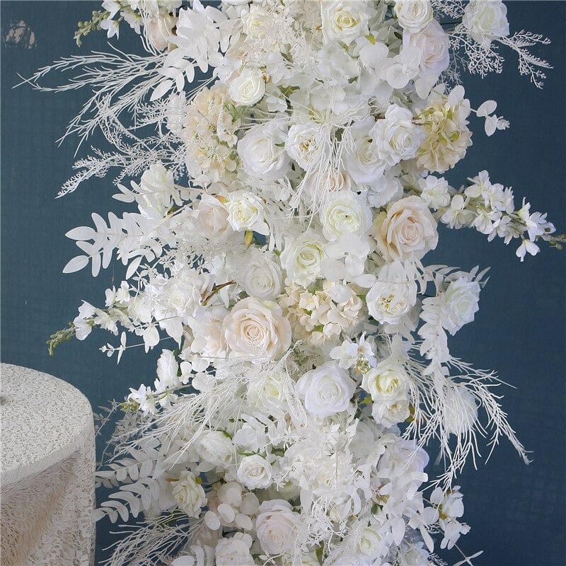 WeddingStory Shop Floral Arch with stand and Flowers 7.2 FT/8.5 FT