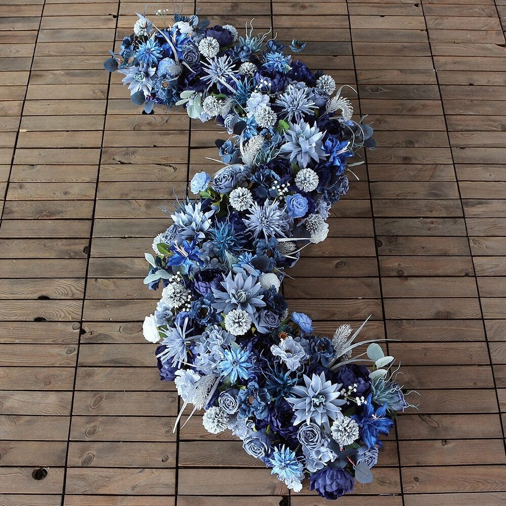 WeddingStory Shop Blue artificial flower decorations