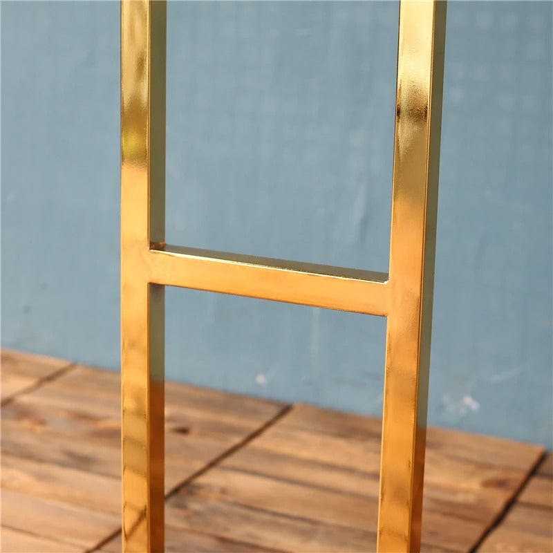 WeddingStory Shop Shiny metal Double Pole Arch
