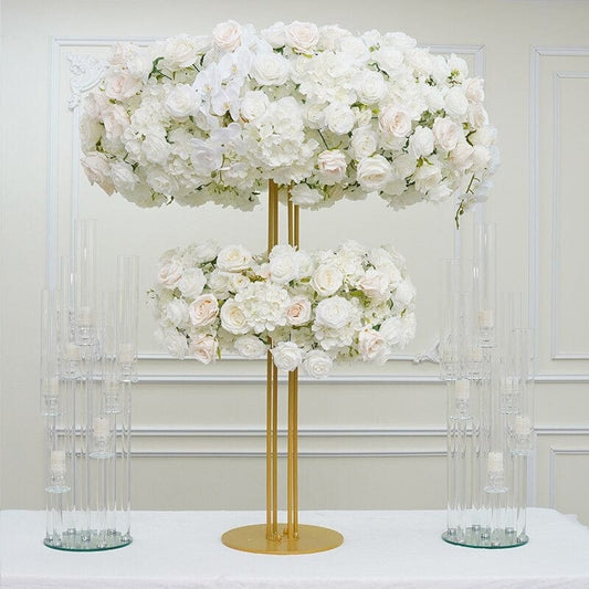 WeddingStory Shop Floral Arrangement Hovering cloud table centerpiece
