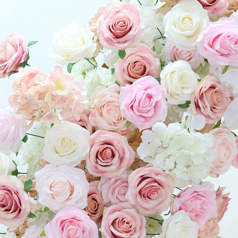 WeddingStory Shop Luxury White Orchid Hydrangea Pink Rose Floral Arrangement