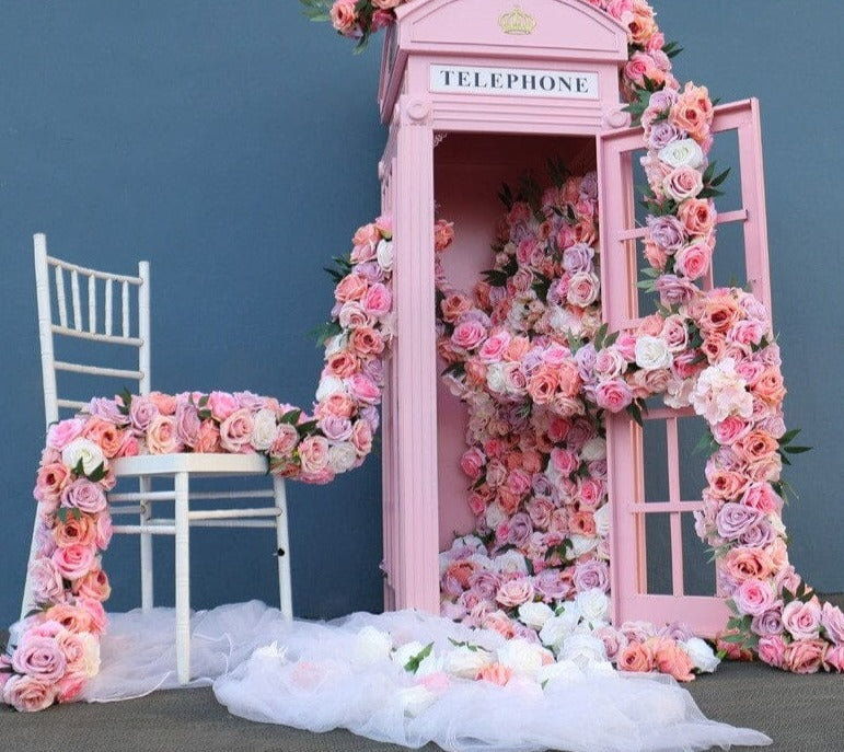 WeddingStory Shop Flowers Premium pink Party Backdrop wall decoration flowers